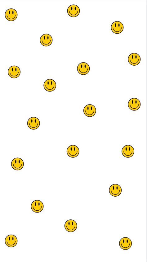 Smile Illustration, Screen Savers Wallpapers, Cute Simple Wallpapers, Phone Wallpaper Patterns, Phone Wallpaper Design, Smiley Faces, Simple Wallpapers, Cute Backgrounds, Inspirational Pictures