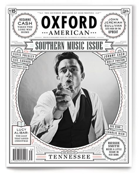 Oxford American....national magazine dedicated to featuring the very best in Southern writing while documenting the complexity and vitality of the American South." Music Journalism, Noli Me Tangere, Magazine Spreads, Kindle Cover, Magazine Cover Design, Design Brochure, Publication Design, Editorial Layout, Magazine Layout