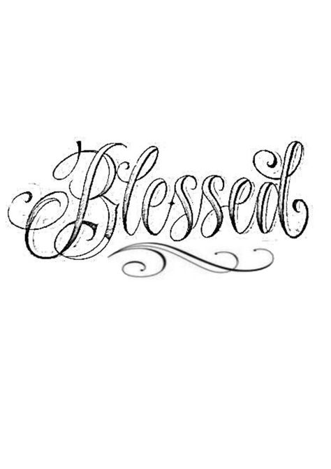 Redeemed Tattoo Fonts, Blessed Rose Tattoo, Blessed Tattoo Stencil, Blessed Tattoo For Women, Blessed In Cursive, All We Need Is Love Tattoo, Blessed Tattoo For Men, Blessed Tattoo Design, Blessed Tattoo Ideas