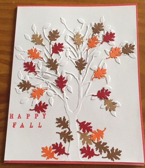 This is a handmade fall/thanksgiving card w/ envelope. Made with scrapbooking embellishments. This card is 4 1/4 x 5 1/2. It is blank inside for your own words. Handmade Fall Cards Ideas, Fall Greeting Cards Handmade, Thanksgiving Greeting Cards Handmade, Happy Thanksgiving Cards Handmade, Fall Diy Cards, Thanksgiving Diy Cards, Fall Birthday Cards, Handmade Thanksgiving Cards, Fall Cards Stampin Up Autumn