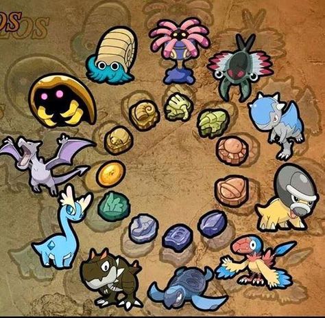 Fossil pokemon Fossil Fakemon, Skull Armor, Fossil Pokemon, Deadpool Pikachu, Art Pokemon, Oc Pokemon, Pokemon Birthday Party, Pokemon Images, Pokemon Birthday