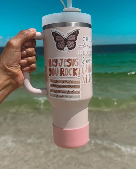 ✨ **Elevate Your Everyday with Boho Faith-Based Stickers & Stanley Accessories!** ✨ Hey, beach babes! 🏖️🌸 Do you ever wish for a little extra joy and inspiration in your day? Let me share my secret to making that happen! I’m always getting compliments on my Stanley cup, and here’s why: it’s decked out with my gorgeous boho faith-based stickers and matching straw covers! 🌿💦 Each sticker is a beautiful reminder of God’s love and peace, perfect for brightening your day wherever you go. But wa...