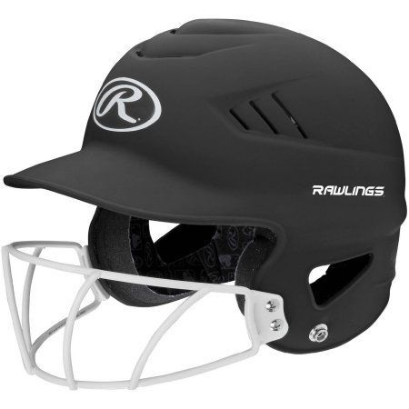 Rawlings Coolflo Highlighter Softball Helmet/Face Guard, Black Fastpitch Softball, Softball Helmet, Softball Batting, Rawlings Baseball, Softball Equipment, Baseball Helmet, Best Highlighter, Batting Helmet, Batting Gloves