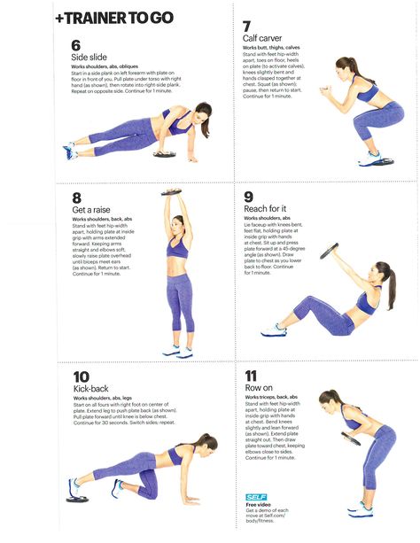 Weight Plate Ab Workout, Plate Ab Workout, Weight Plate Workout, Plate Workout, Weights Workout For Women, Exercise Chart, Exercise Ideas, Fitness Ideas, Bad To The Bone