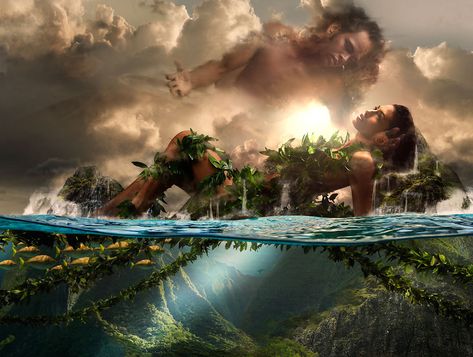 Maori Gods Art, Maori Myths And Legends, Maori Wallpaper, Maori Artwork, Hawaiian Pictures, Maori Gods, Maori Mythology, Ancient Hawaii, Hawaiian Mythology