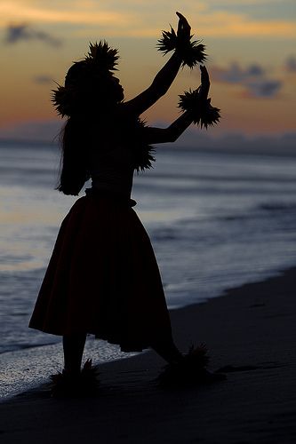 Hula at Sunset by Jessica Veltri Photography  ~ Silhouette Polynesian Dance, Beautiful Hawaii, Hula Dance, Hula Dancers, Hawaiian Art, Sunset Silhouette, Aloha Spirit, Hawaiian Culture, Aloha Hawaii