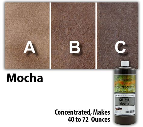 Water Reducible Concentrated (WRC) Concrete Stain - Mocha 8oz Hedge Apples, Cement Stain, Stain Concrete, Driveway Sealer, Natural Sea Sponge, Sponge Rollers, Concrete Stain, Concrete Sealer, Acid Stain