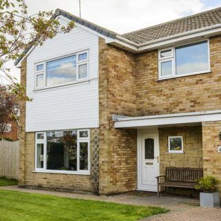 Exterior | 1960s Yorkshire house | House tour | PHOTO GALLERY | Ideal Home | Housetohome.co.uk 60s House Exterior, 1960s Ranch House Exterior, 1960s Ranch House Remodel, Yorkshire House, 1960s House Renovation, House Frontage, 1980s House, 1960 House, 60s House