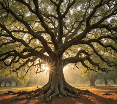 Behold nature's grand design! 👀 This towering tree hints at the joy of unearthing expressions filled with positivity. Let's enrich our language and light up dialogues with ‘L’ starting adjectives. Each handpicked word will revive chatter with verve and vivacity, plus, they're truly enlightening!  Click through, revitalize your prose now! 🌱📚 #NatureInspires #LanguageFun #LearnWithUs #PositiveAdjectives #LoveForWords Trees With Roots, Fantasy Gardens, Positive Adjectives, List Of Words, Enchanted Tree, Tree Pictures, Spooky Trees, Tree Artwork, Ancient Tree