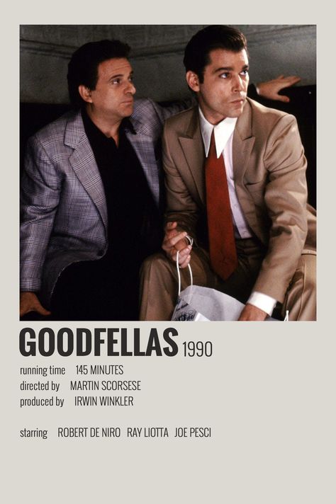 Goodfellas Poster, Goodfellas Movie, Ray Liotta, Classic Films Posters, Gangster Movies, Iconic Movie Posters, Movie Card, Film Posters Minimalist, Great Movies To Watch