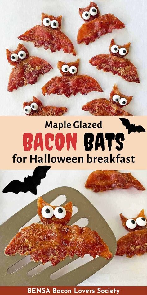 Halloween Brunch Food Ideas Party, Halloween Brunch Ideas Breakfast Recipes, Halloween Recipes Breakfast, Bat Food Ideas, Halloween Themed Breakfast Ideas, Cute Halloween Breakfast Ideas, Halloween Breakfast Casserole, Halloween Quiche, Spooky Brunch Ideas