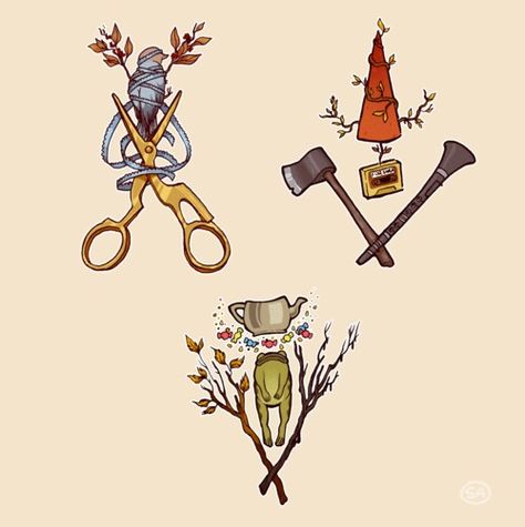 Beatrice, Wirt, and Greg Walled Garden, Wall Tattoo, Over The Garden Wall, Garden Wall Art, Garden Wall, Sake, The Garden, Cute Art, Fangirl