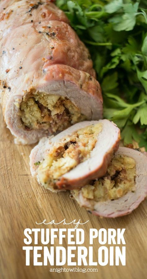 Stuffing Stuffed Pork Loin, Easy Stuffed Pork Tenderloin, Stuffing Pork Tenderloin, Pork Tenderloin And Stuffing, Pork Tenderloin Stuffed With Stuffing, Stuffed Pork Fillet Recipes, Stuffing For Pork Tenderloin, Stuffed Pork Roast Recipes, Pork Tenderloin With Stuffing