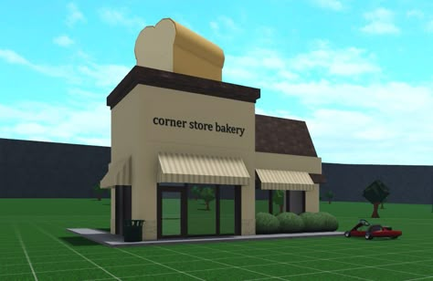 Bloxburg Town Layout Ideas Big Plot, Bloxburg Town Entrance Ideas, Bloxburg Town Places Ideas, Bloxburg Car Dealership, Bloxburg Fast Food Build Ideas, Bloxburg Salon Exterior, Bloxburg Mini Grocery Store, Mexican Bloxburg Codes, Bloxburg Parking Lot Ideas