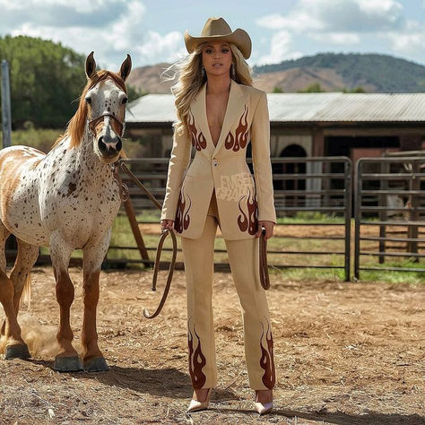 W Magazine Photoshoot, Beyonce Photoshoot, Foto Cowgirl, Queen Bee Beyonce, Beyonce Outfits, Cowgirl Style Outfits, Magazine Photoshoot, Beyonce Style, Looks Country