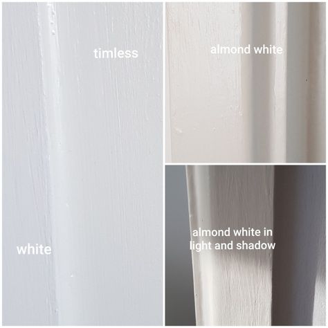 Dulux Timeless Dulux Almond White paint swatches comparison decor interior design Dulux Almond White Living Rooms, Dulux Timeless Paint, Dulux Almond White, Dulux White Paint, Dulux Timeless, Cottage Paint Colors, Carpet Staircase, Dulux Paint, Interesting Interiors