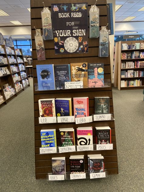 They're A 10 But, Teen Library Programs, Teen Library Displays, Library Marketing, Bookstore Ideas, Library Shelf, Books Tbr, Teen Library, Pisces And Aquarius