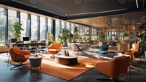 AI generated A corporate office with innovative and creative breakout areas Breakout Area Office, Breakout Area, Cityscape Photos, Corporate Office, Sitting Area, Landscape Photos, Planting Flowers, Stock Photos