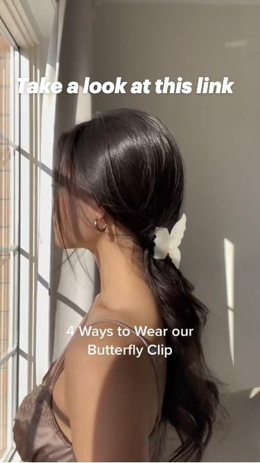 Free 50+ Ideas For hairstyles for summer|hairstyles for straight hair Summer Hairstyles For Straight Hair, Ideas For Hairstyles, Hair Clips Hairstyles, Hair Stail, Butterfly Hairstyle, Hair Clip Hairstyles, Hairstyles For Summer, Easy Bun Hairstyles For Long Hair, Hairstyles For Straight Hair