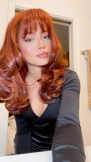 Pamela Rose Hair, Redhead Oc, Brunette Inspiration, 2022 Hair Color, Pamela Rose, Color Tutorial, Chestnut Hair, Chestnut Hair Color, Wine Hair