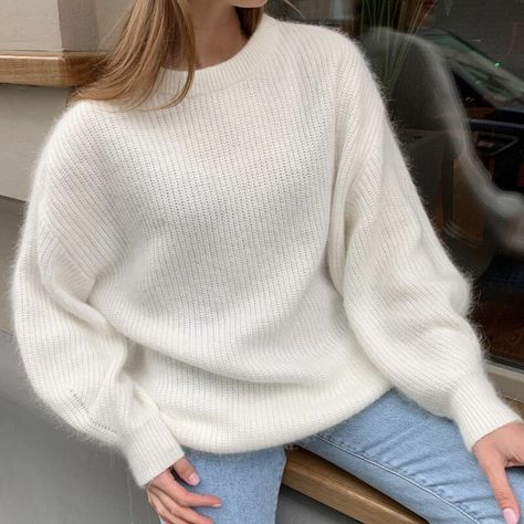 Pullover Mode, Cashmere Sweater Women, Sweaters Women, Basic Sweaters, Color Caramelo, Solid Sweaters, Loose Pullover, Retro Mode, Womens Cashmere