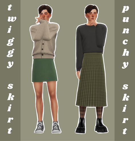 Sims 4 Skirt, Boho Clothing Men, Sims 4 Cottage, Sims 4 Anime, I Miss Them, Patreon Logo, Sims Four, Sims 4 Cc Packs, Sims 4 Cas