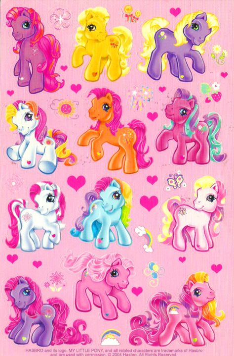 lucielovekj: “G3 my little pony sticker sheet 🎀 ” Space Barbie, Pony Tattoo, G3 Mlp, Old My Little Pony, Mlp G3, My Little Pony Poster, Vintage My Little Pony, 80s Cartoons, Mlp My Little Pony