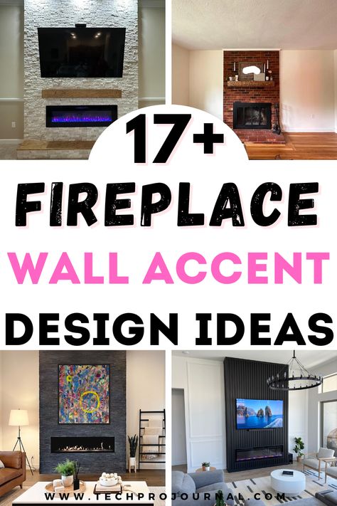 Today I’m sharing some fireplace wall accent design ideas to enhance your room and make it stand out. If you’re looking for ways to create a cozy focal point in your living space, these fireplace wall accent design ideas will inspire you to bring warmth and style into any room. Fireplace Wall Tile Floor To Ceiling, Accent Wall Around Fireplace, Dark Fireplace Wall, Fireplace Accent Wall Ideas, Accent Wall Fireplace, Fireplaces Makeover Modern, Tiled Fireplace Wall, Fireplace Accent Wall, Above Fireplace Ideas