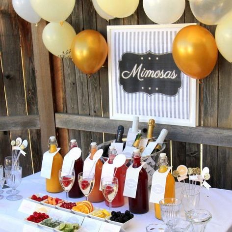 Brunch Reception Ideas, Brunch Wedding Food, Brunch Wedding Reception, Wedding Brunch Reception, Bridal Shower Menu, Champagne Brunch, Drink Bar, Wedding Reception Food, Mimosa Bar