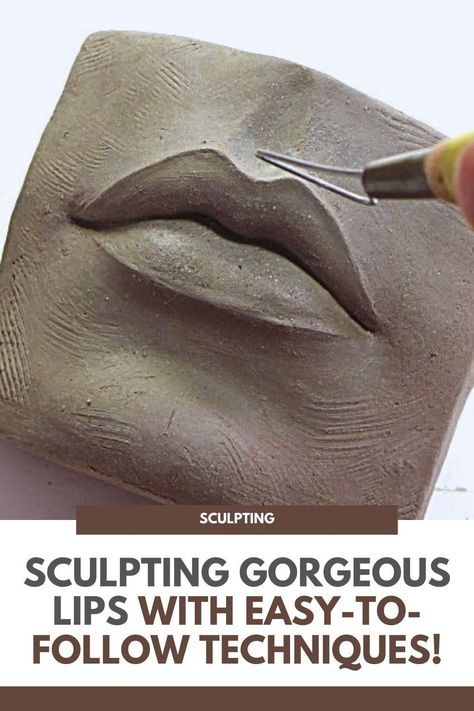 Ready to mold magic with your hands? This video tutorial is your golden ticket to mastering the art of sculpting lips in water-based clay! Whether you're a seasoned sculptor, a pottery enthusiast, or just someone curious about the world of clay and art, this demo is tailor-made for you. This video creator is your sculpting sherpa, guiding you step by step through the mesmerizing process. Learn the secrets of shaping the perfect lips, from the basic form to adding intricate... Sculpting Eyes In Clay, Clay Lips Tutorial, Clay Sculpting Ideas, Clay Lips, Hello How Are You, Sculpting Tutorials, Ceramic Sculpture Figurative, Anatomy Sculpture, Sculpture Techniques