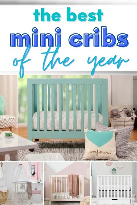 Mini Crib Nursery Small Spaces Pottery Barn Kids, Mini Cribs For Small Spaces, Diy Mini Crib, Small Cribs For Small Spaces, Mini Crib Nursery Small Spaces, Small Baby Cribs, Circle Crib, Cribs For Small Spaces, Wooden Baby Crib