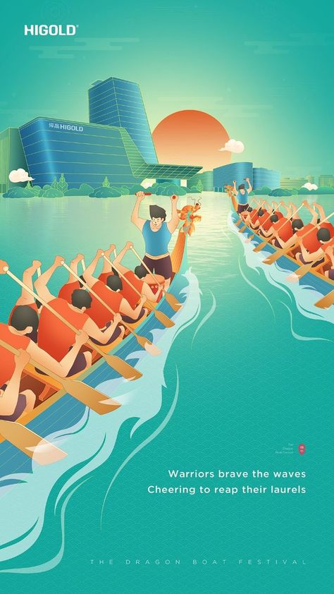 Happy Dragon Boat Festival

Warriors brave the waves 
Cheering to reap their laurels

#HIGOLDGROUP #HIGOLDoutdoorfurniture #HIGOLDluxuryfurniture #Dragonboatfestival #Hotelfurniture #Outdoorsofa #Outdoordining Water Festival Poster, Draw Boat, Dragon Boat Festival Poster, Happy Dragon Boat Festival, Sports Day Poster, Happy Dragon, Water Festival, Boat Illustration, Calendar Design Template