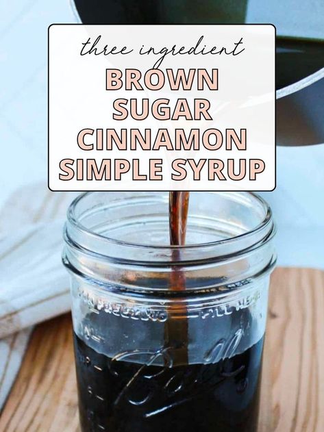 Wondering how to make brown sugar syrup for coffee? I've gotten into the habit of making this brown sugar cinnamon syrup for coffee practically weekly so I can enjoy an at home iced coffee everyday! Now, let's make this homemade brown sugar coffee syrup together. Brown Sugar Syrup For Coffee, Cinnamon Syrup For Coffee, Brown Sugar Coffee Syrup, Simple Syrup For Coffee, Brown Sugar Cinnamon Syrup, At Home Iced Coffee, Syrup For Coffee, Brown Sugar Simple Syrup, Cinnamon Syrup