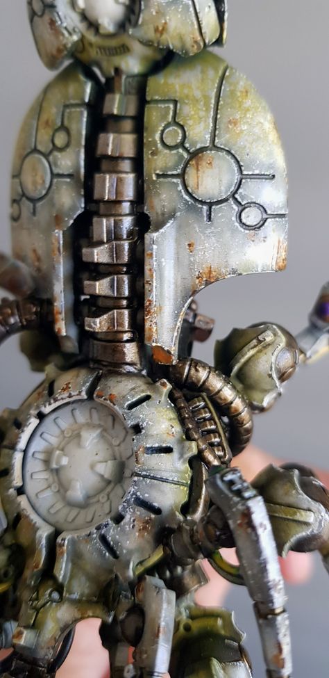 Necron Kitbash, 40k Painting, 40k Miniatures, Warhammer Models, Warhammer 40k Miniatures, Painting Tutorials, Warhammer 40k, Painting Tutorial, Painting Inspiration