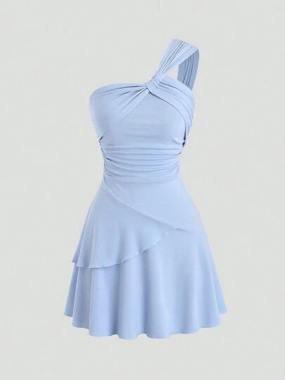 Light Blue Hoco Dress Short, Blue Hoco Dress Short, Light Blue Hoco Dress, 8th Grade Prom Dresses, Tinkerbell Dress, Top Spring Outfits, Dresses Light Blue, Gala Outfit, Light Blue Dress