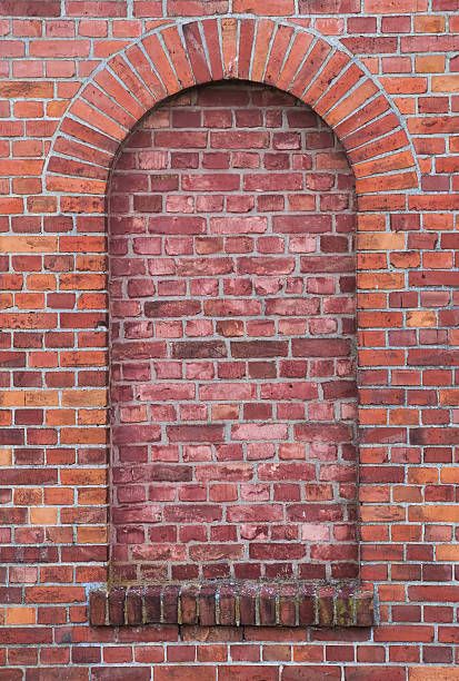 Brick Segmental Arch Arch Brick Wall, Wavy Brick Wall, Brick Wall Arch, Room Arch, Old House Exterior, Brick Archway, Modern Contemporary Living, White Brick Wall, Keto Sides