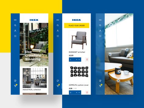 Ikea App, Ux App Design, Ikea Website, Mobile Interface, Ux Design Inspiration, Mobile App Design, Mobile Ui, App Ui, Ui Ux Design