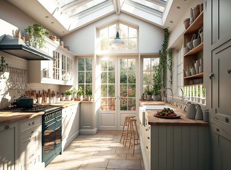 Small Terraced House Extension, Small Terraced House Interior, Terrace House Interior Design, Kitchen Extension Terraced House, Terraced House Extension, Terrace House Extension, Victorian Terrace Kitchen, Orangery Extension Kitchen, Victorian Kitchen Extension