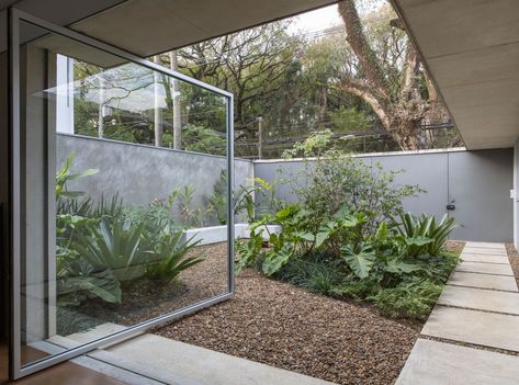 Hotel Landscape, Wall Stretch, Picture Window, Concrete Steps, Exposed Concrete, Timber Construction, Pivot Doors, Texture Images, Brutalism