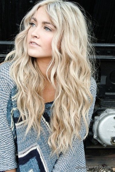 Beach wave perms for long hair | Beach wave perms for long h… | Flickr Tmavý Blond, Beach Waves Long Hair, Long Hair Perm, Wave Perm, Long Hair Waves, Beach Curls, Beach Wave Hair, Medium Length Hair With Layers, Permed Hairstyles