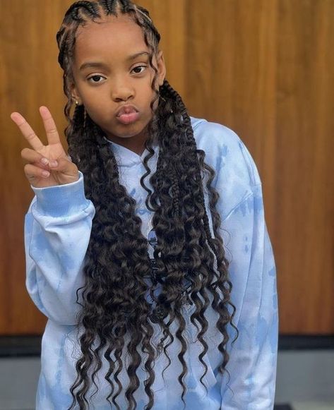 Hairstyles For 9 Year Girl Black Braids, Hairstyles For School Braids Black Kids, Back To School Braids Hairstyles For Kids, Simple Nigerian Hairstyles, Back To School Hairstyles For Kids Black, Black Girls Hairstyles Back To School, Cute Braided Hairstyles Easy Simple, Hair Styles For Kids Girls Easy Braids, Cute Curly Hairstyles Braids