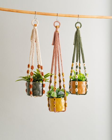 🌟Our Macrame Plant Hanger isn't just any wall planter; it's a chic, simple plant hanger that turns any indoor space into a boho paradise. Whether you’re a seasoned plant parent or a newbie, this plant holder has got your back (and your walls!). ✨ Dive into these heartwarming creations on our website: https://beandaikon.com/products/macrame-plant-holder-for-boho-balcony-garden-decor or feel free to drop us a message anytime. #artisanmade #macramedecor #bohemiandecor #artisanalpresents #homes... Simple Plant Hanger, Boho Balcony, Crochet Plant Hanger, Macrame Planter, Plant Parent, Macrame Plant Holder, Hanger Design, Crochet Plant, Macrame Ideas