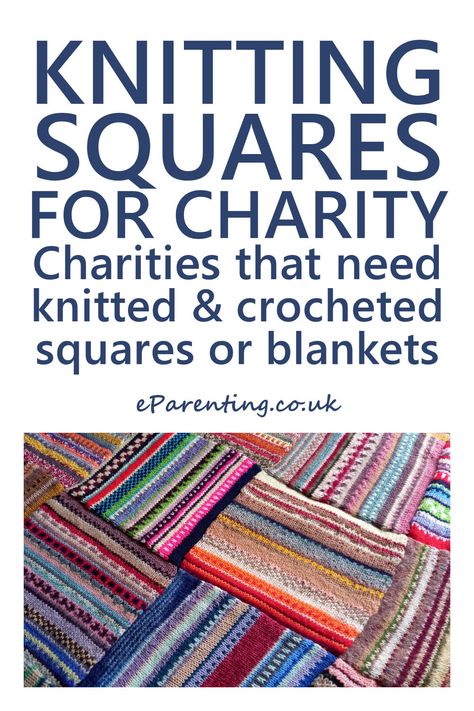 10 Stitch Blanket, Knitted Squares Pattern, Knitted Squares, Charity Knitting, Charity Work Ideas, Crocheted Squares, Knit Baby Blanket Pattern Free, Knitted Blanket Squares, Knitting Squares