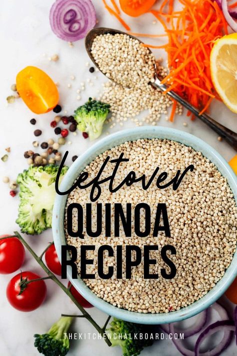 Recipes With Leftover Quinoa, Things To Do With Quinoa, Quinoa Leftover Recipes, Things To Make With Quinoa, What To Do With Leftover Quinoa, How To Use Quinoa, Leftover Cooked Quinoa Recipes, Ways To Use Quinoa, Cooked Quinoa Recipes Desserts