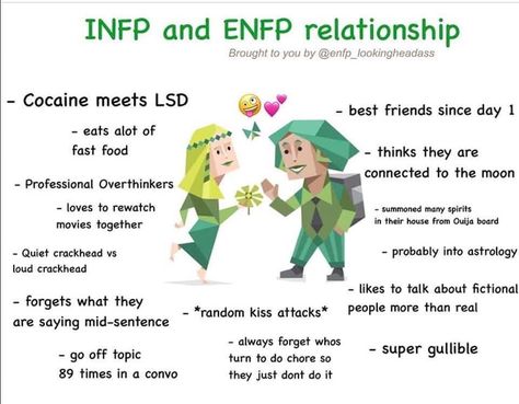 Enfp Infp, Infp Relationships, Enfp Relationships, Infp Personality Type, Mbti Test, Enfp Personality, Enfp T, Mbti Memes, Infp Personality