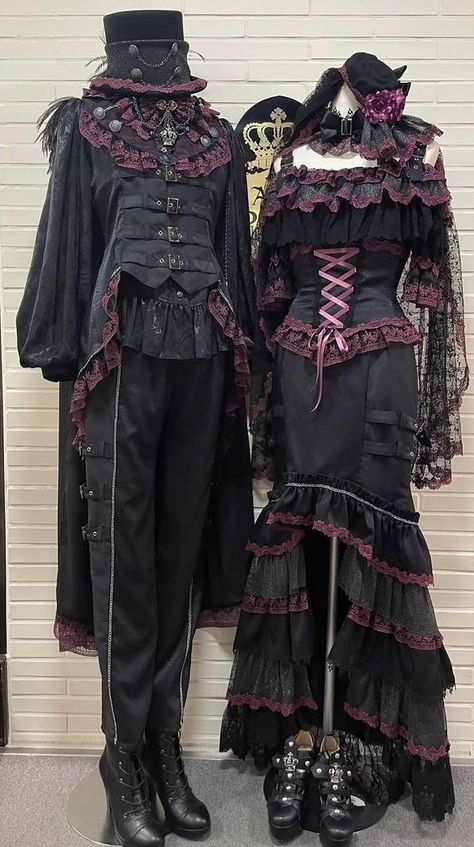 Victorian Goth Male Fashion, Fancy Outfits Masc, Dark Royalty Outfits, Romantic Goth Outfits Male, Outfit Ideas Reference, Vkei Clothing, Victorian Goth Male, Romantic Goth Male, Gothic Male Outfit