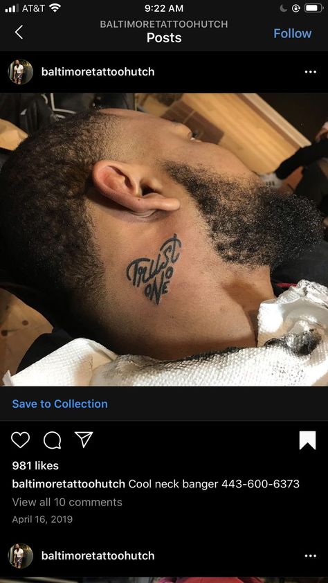 Small Nek Tattoo Men, Protected By Angels Tattoo, Small Neck Tats Men, Trust No One Tattoo Neck, Black Male Neck Tattoos, Risk Taker Neck Tattoo, Dope Neck Tattoos For Men, Neck Tattoos For Men Black, Black Men Neck Tattoo Ideas