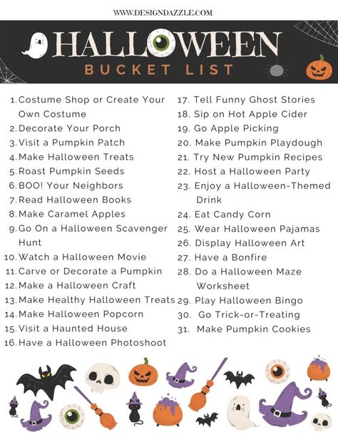 Halloween Educational Activities, Halloween Activity Sheets, Halloween Bucket List, Halloween Buckets, Halloween Pajamas, Month Of October, Themed Drinks, Halloween Activities For Kids, Funny Ghost