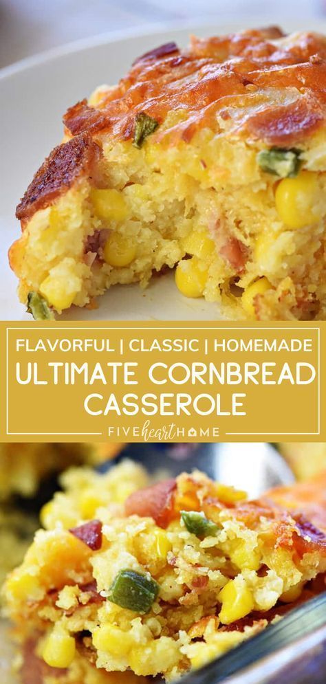 The Best Side Dishes, Cornbread Casserole Recipe, Best Side Dish, Casserole Side Dishes, Cornbread Casserole, Make From Scratch, Homemade Cornbread, Thanksgiving Side, Corn Bread Recipe