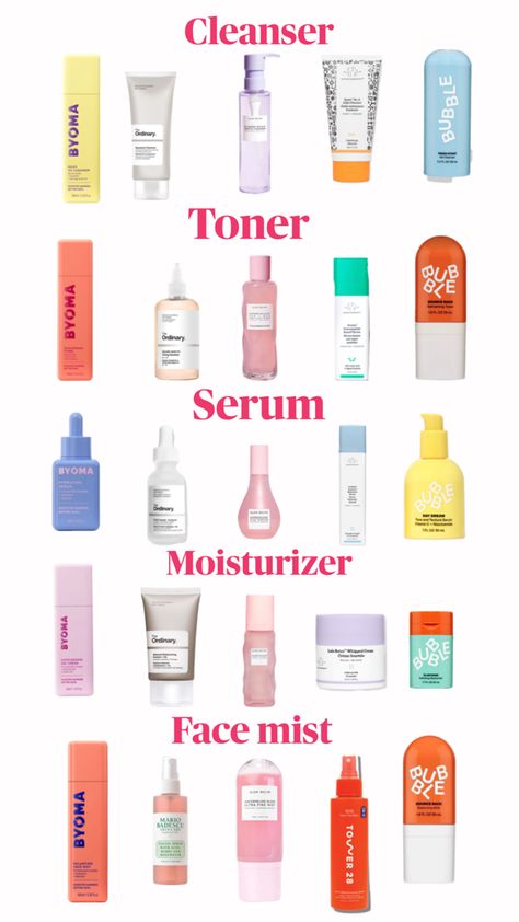 #preppy #skincare #Sephora #Ulta Skin Care You Need, Skincare Ideas For Teens, Best Sephora Skincare, Ulta Skin Care Routine, Safora Skin Care, Best Things To Buy At Sephora, Skincare For Kids 12, Preppy Cleanser, Sephora Best Products